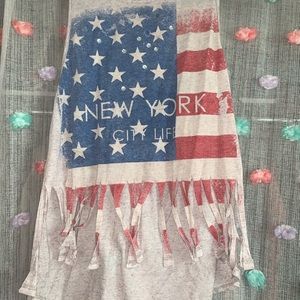 Fringe tank top